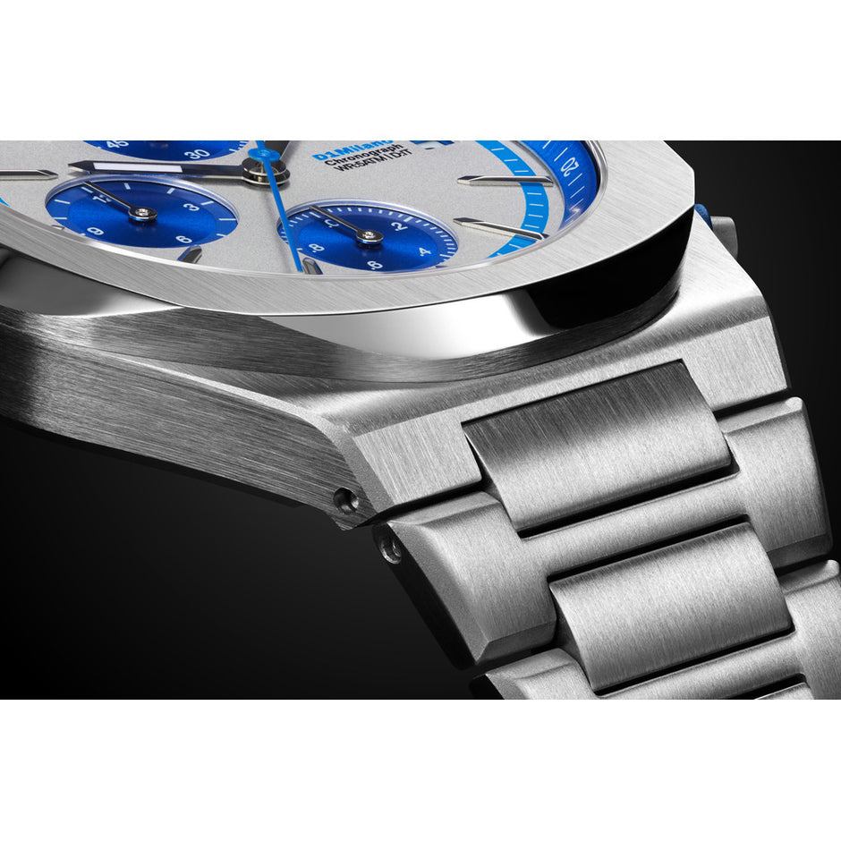 Men Chronograph Silver Watch