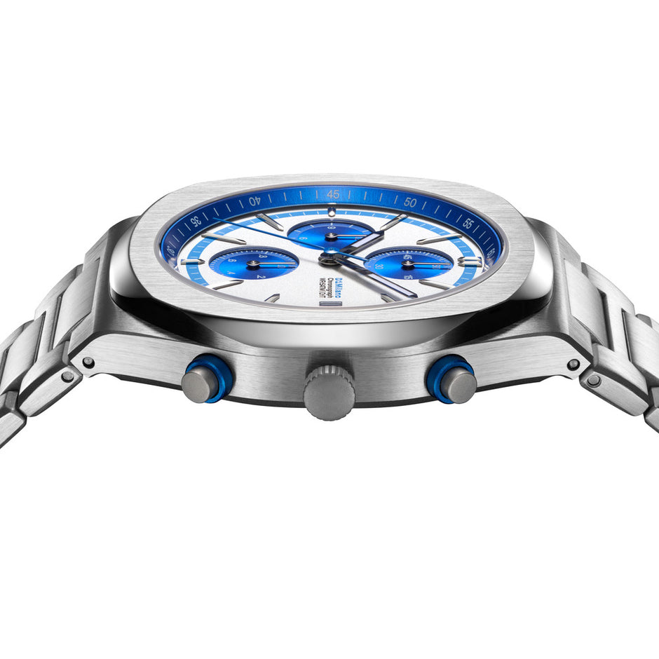 Men Chronograph Silver Watch
