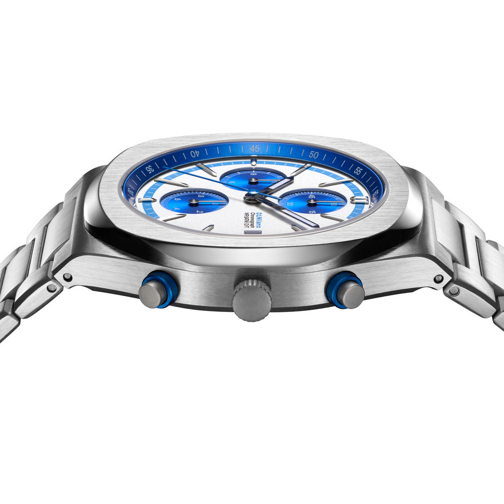 Men Chronograph Silver Watch
