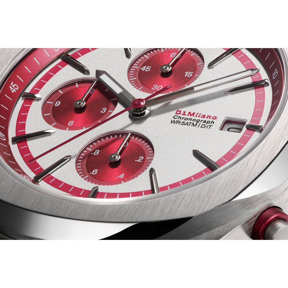 Men Chronograph Silver Watch