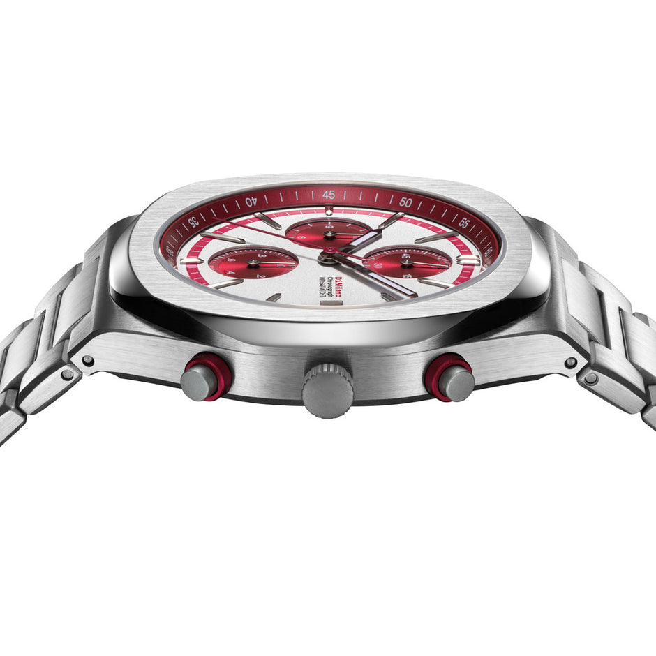 Men Chronograph Silver Watch
