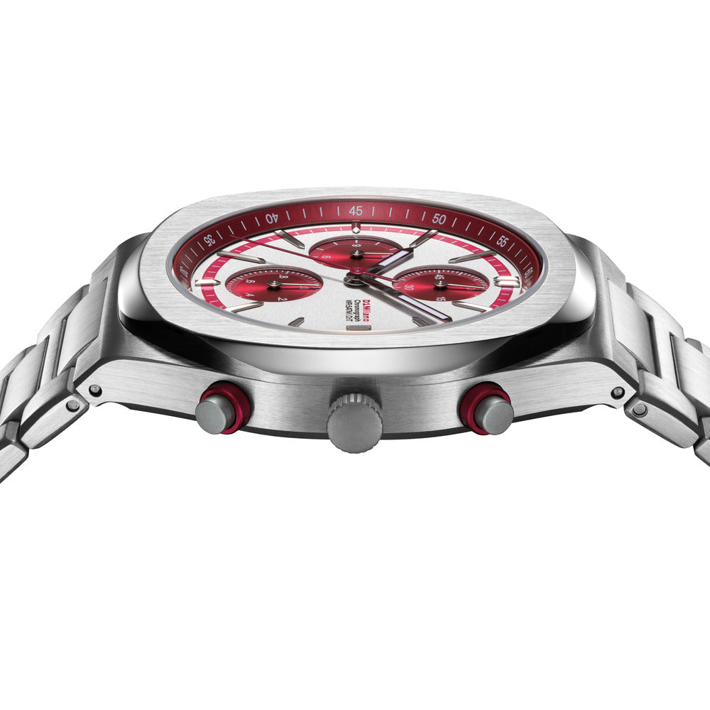 Men Chronograph Silver Watch