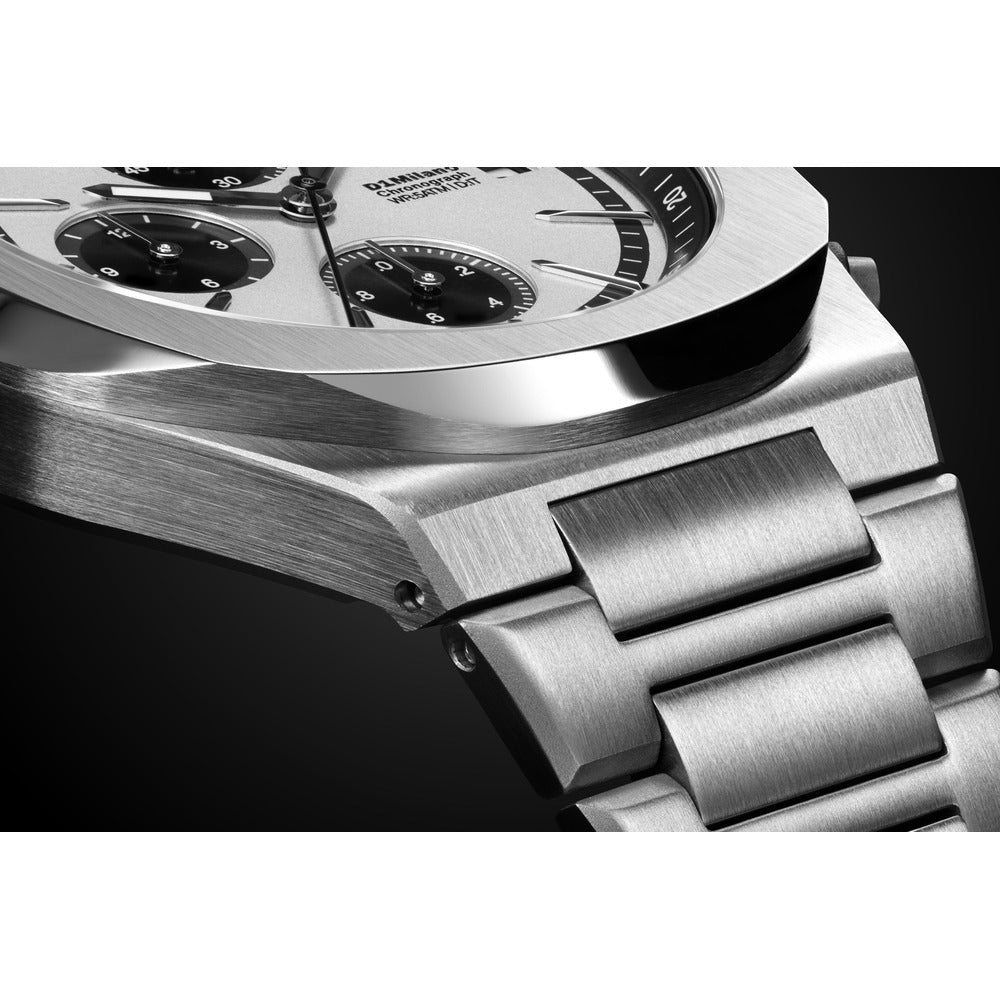 Men Chronograph Silver Watch