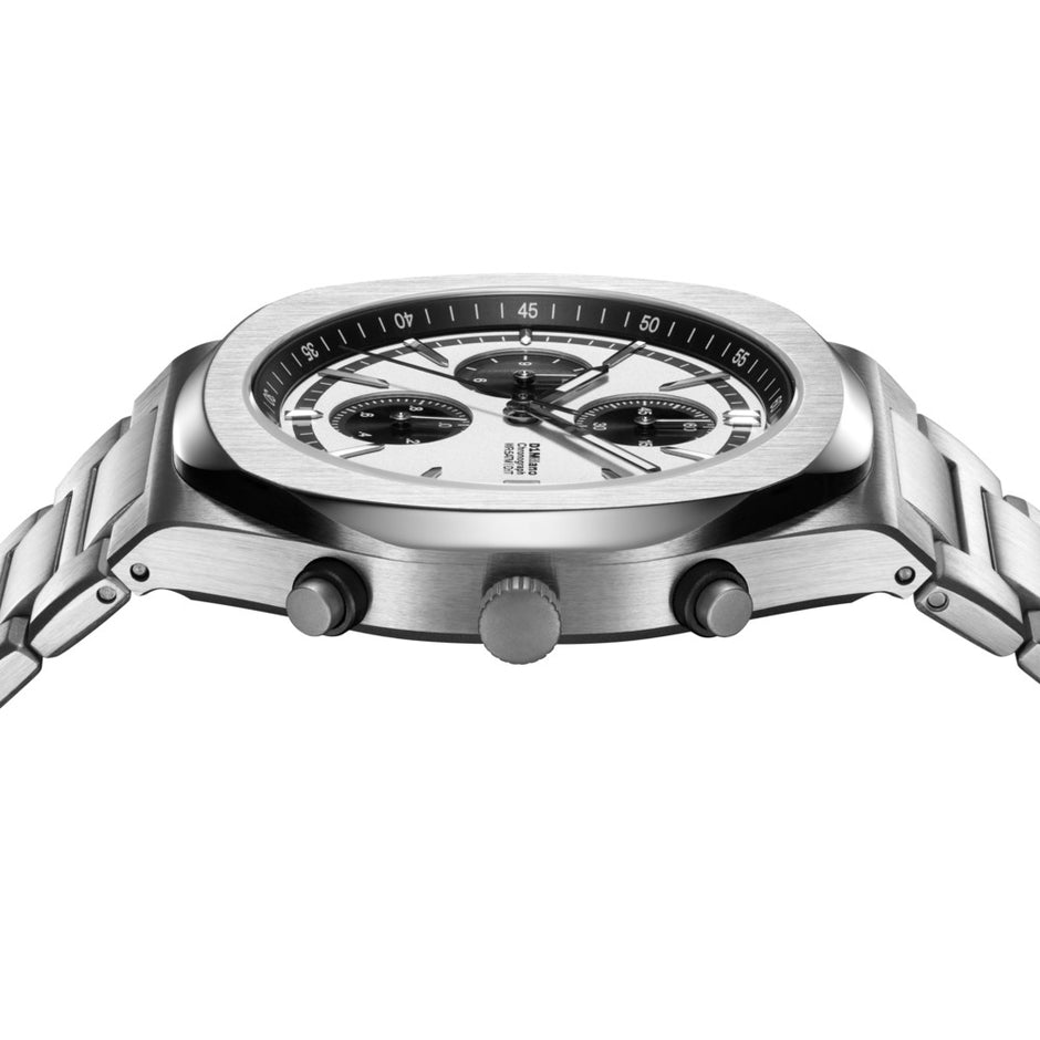Men Chronograph Silver Watch