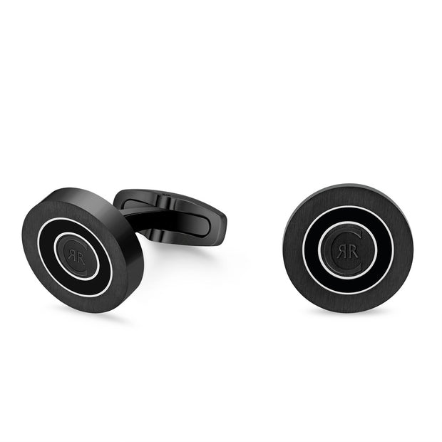 Men Black Cufflink