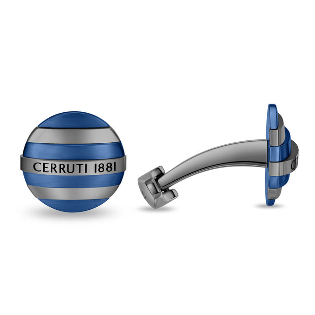Men Gun / Blue Cufflink