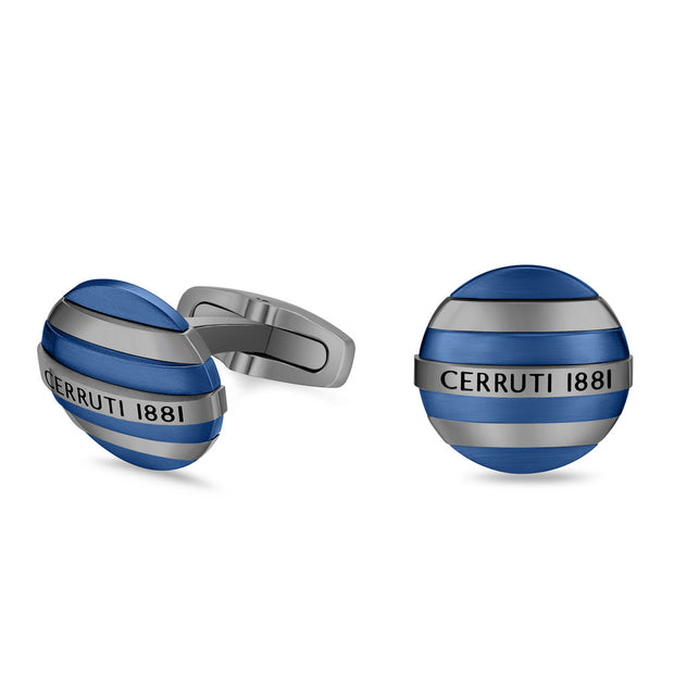 Men Gun / Blue Cufflink