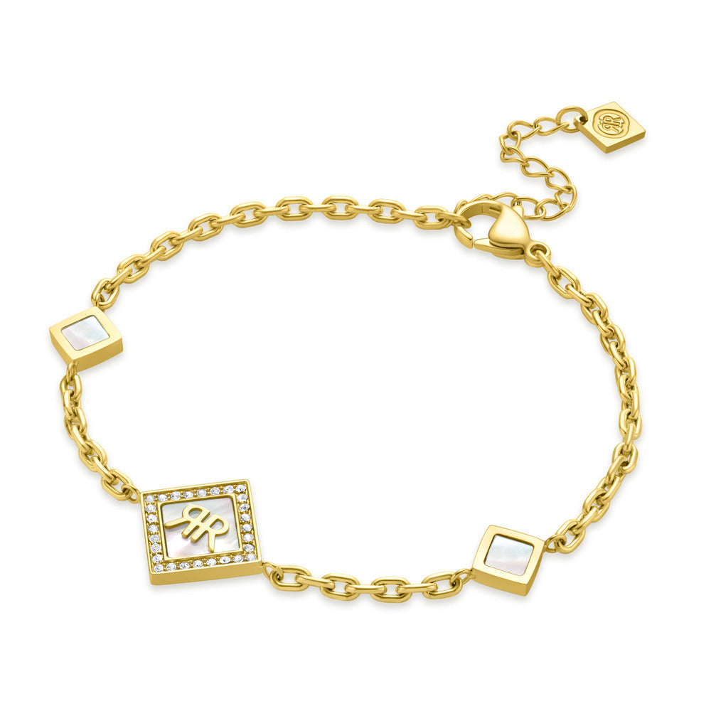 Women Diamante Gold Bracelet