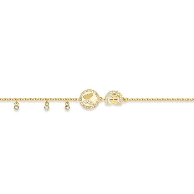 سوار أنجيلا ذهبي للنساء