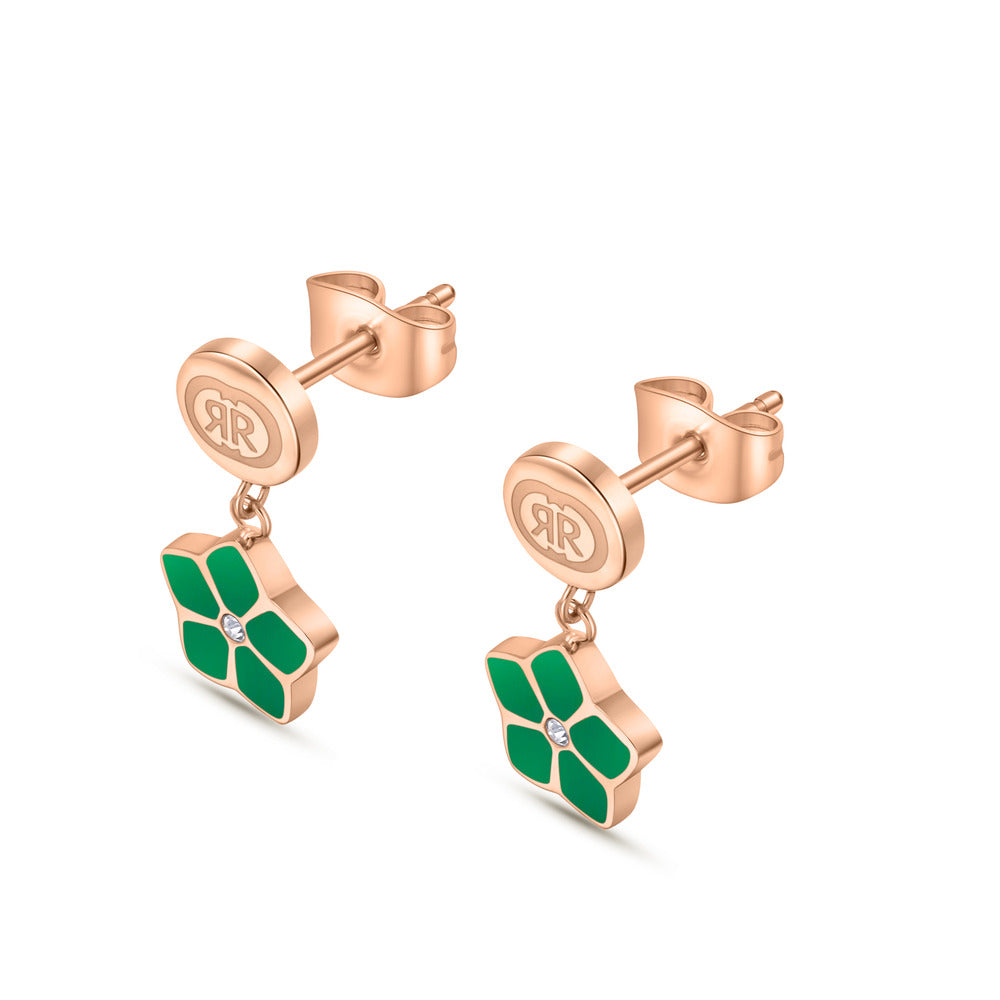 Women Rose Gold Earring