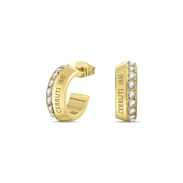 أقراط مطلية بالذهب للنساء