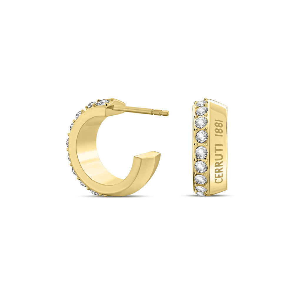 أقراط مطلية بالذهب للنساء