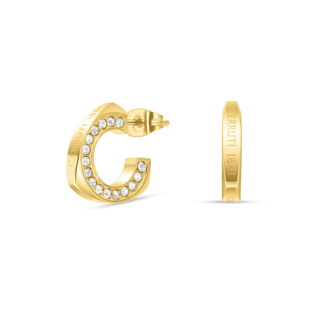 أقراط مطلية بالذهب للنساء