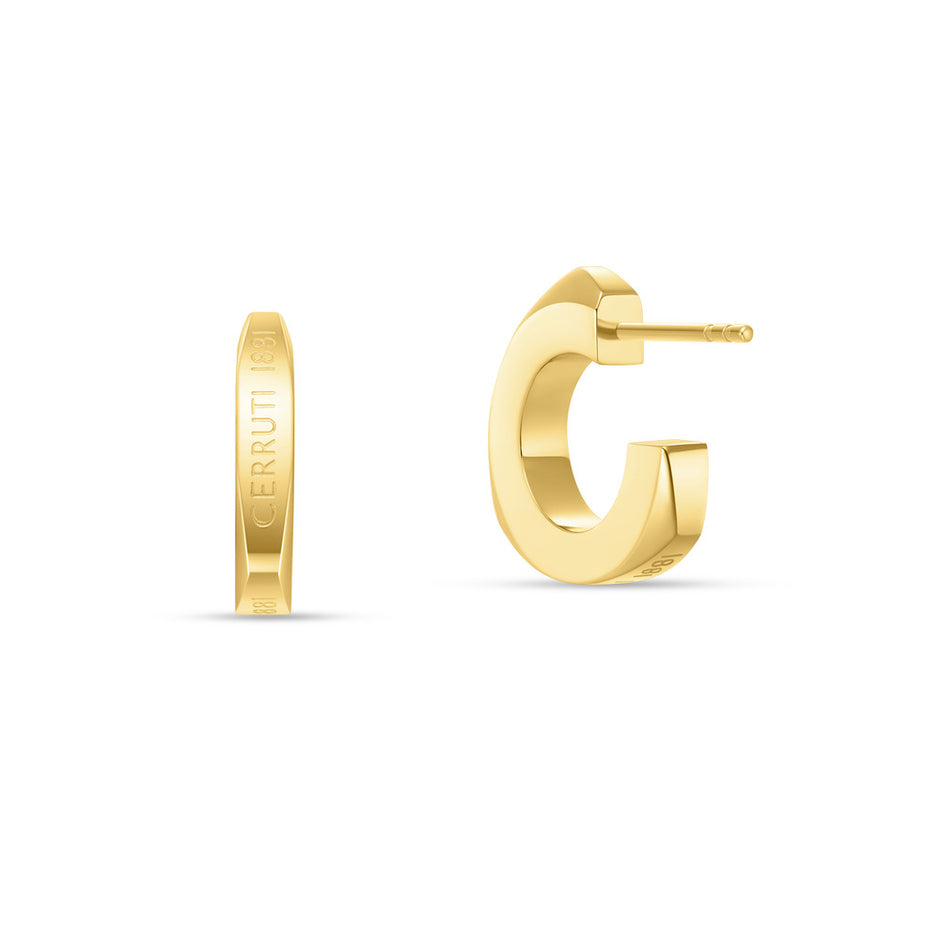 أقراط مطلية بالذهب للنساء