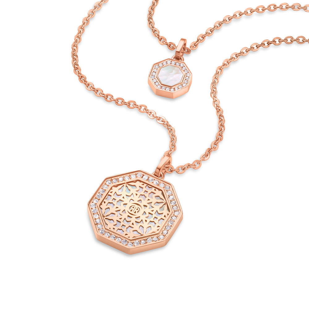 Women Arabesque 2.0 Rosegold Necklace