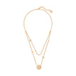 Women Rose Golden Necklace