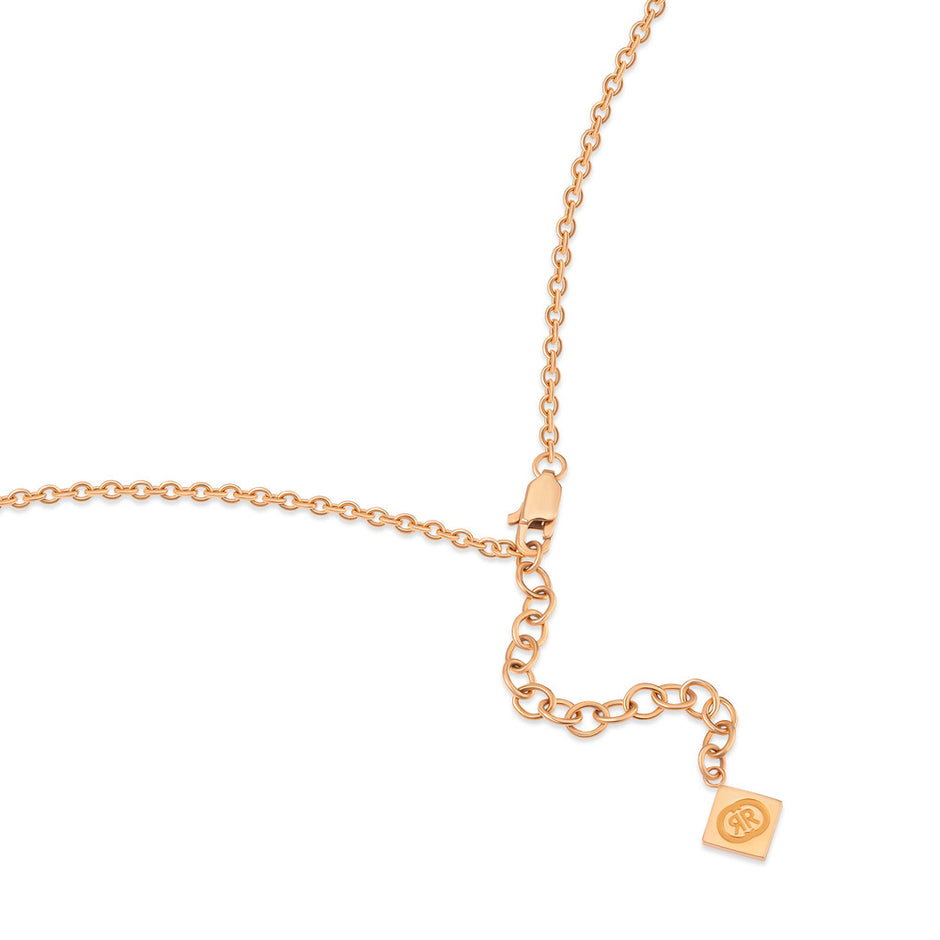Women Rose Golden Necklace