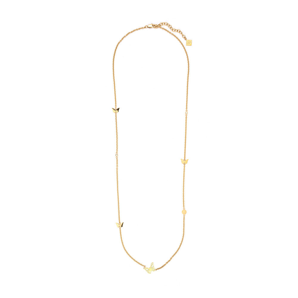 Women Crr Butterfly Necklace
