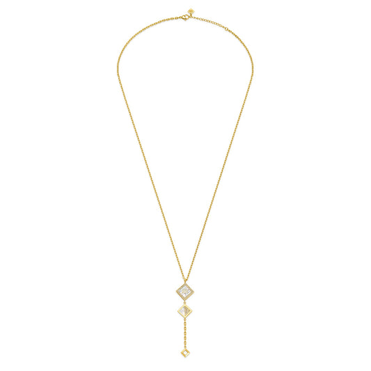 Women Diamante Gold Necklace