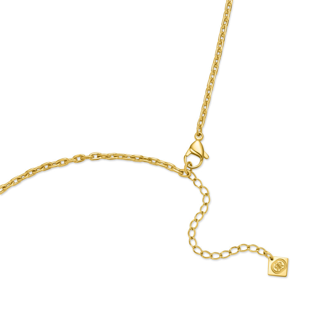 Women Diamante Gold Necklace