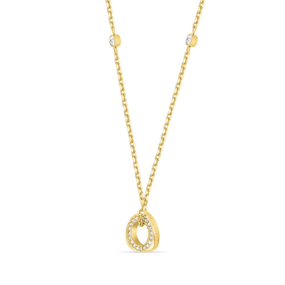 قلادة مطلية بالذهب للنساء