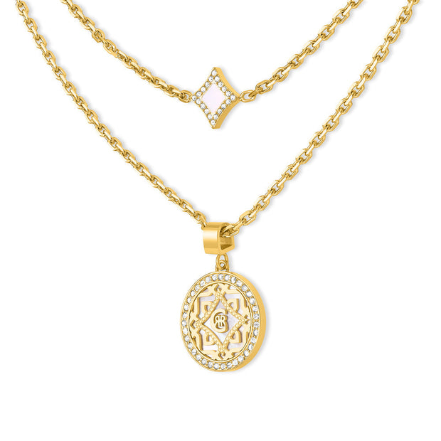 قلادة سيلفيا الذهبية للنساء