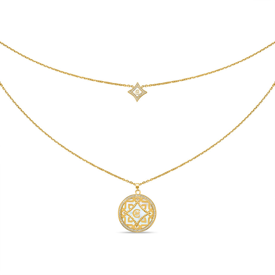 Women Silvia Golden Necklace