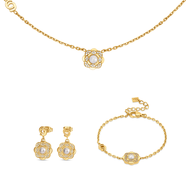Women Jasmine Gold Jewelry Set