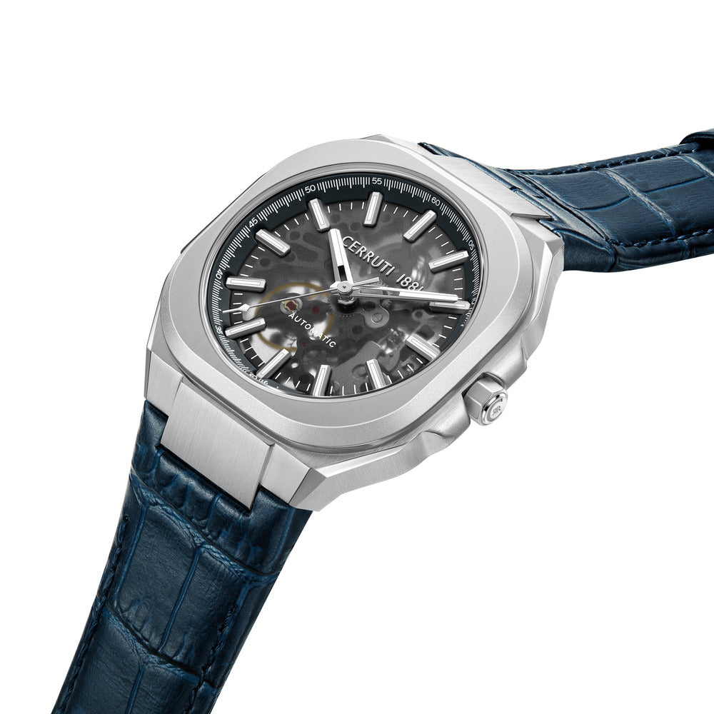 Men Contemporary Blue Watch