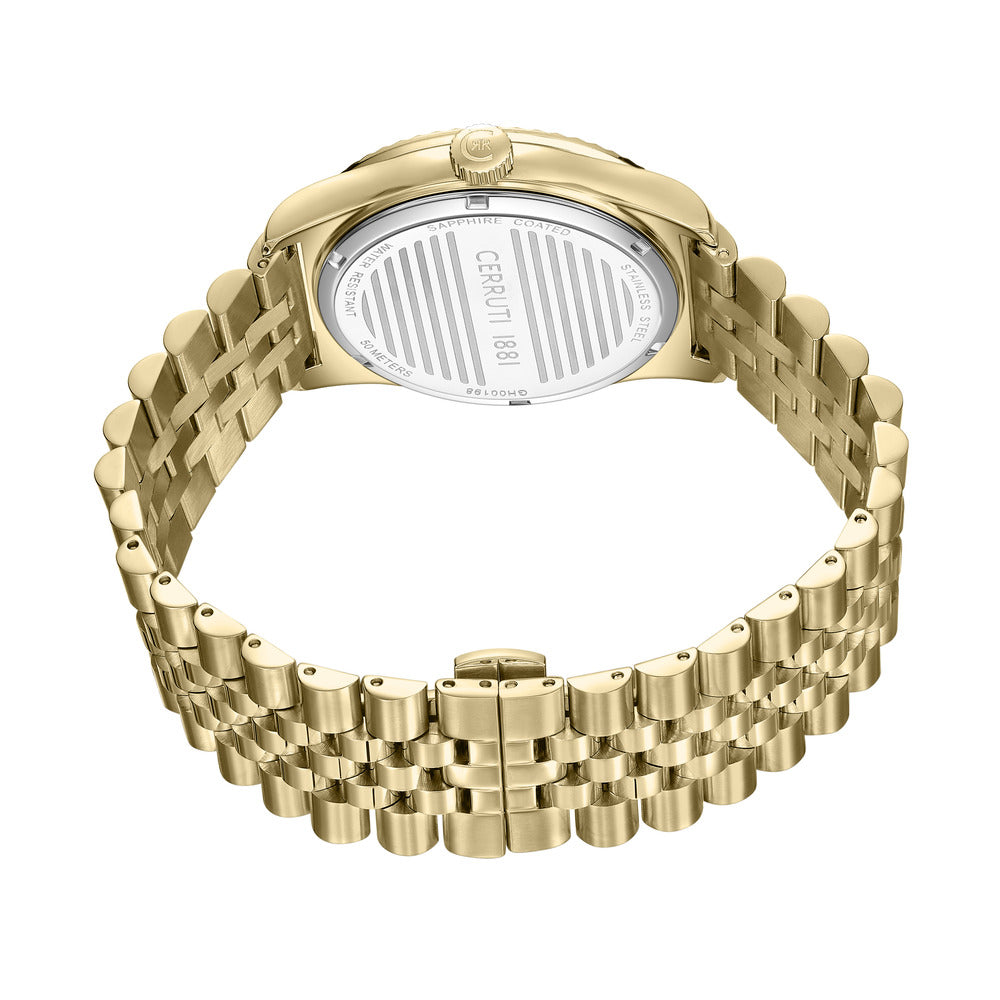 Men Baccio Gold Watch