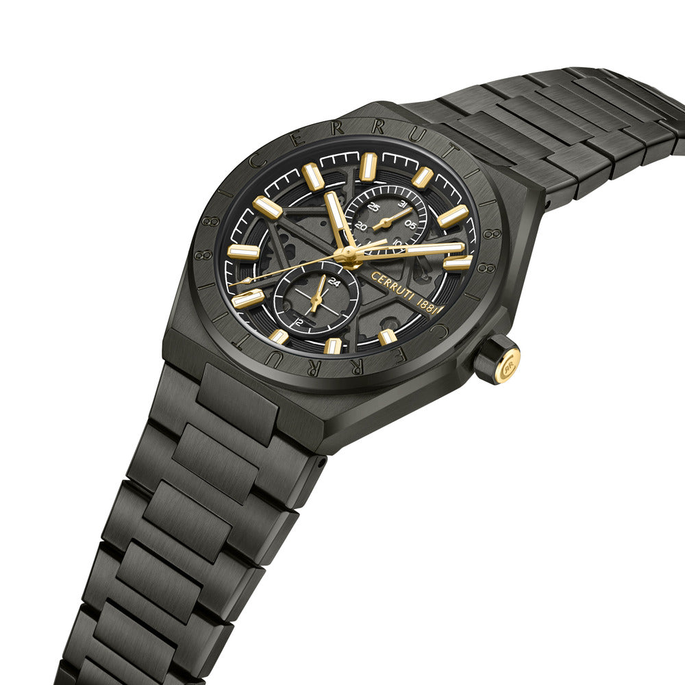 Men Ravello Black 42X46mm Watch