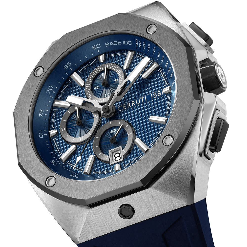 ساعة أريزو زرقاء للرجال