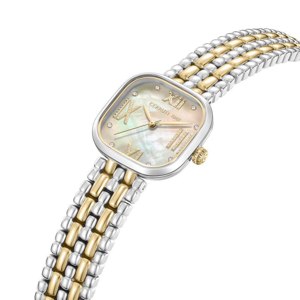 Women Casena Silver/Gold Watch