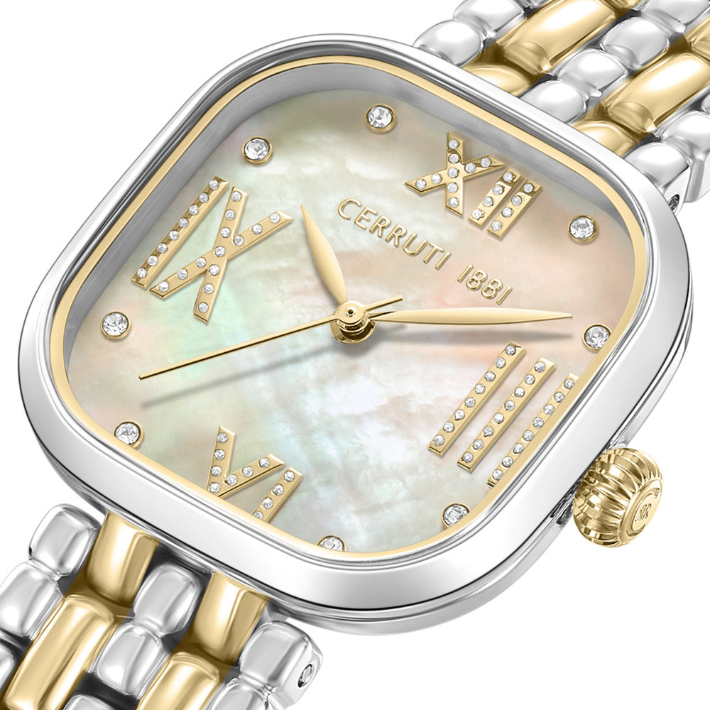 Women Casena Silver/Gold Watch