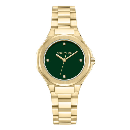 Women Lucardo Green 34mm Watch