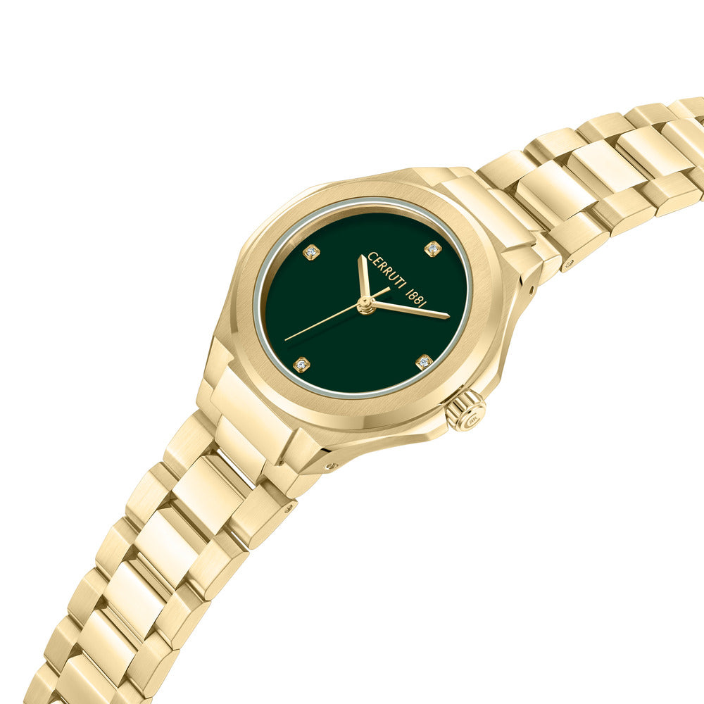 Women Lucardo Green 34mm Watch