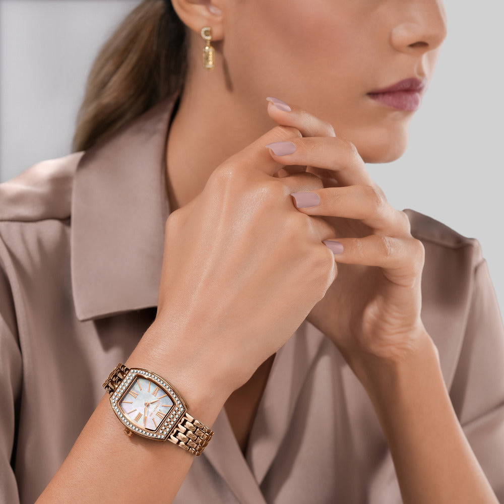 Women Contemporary Rose Gold Watch