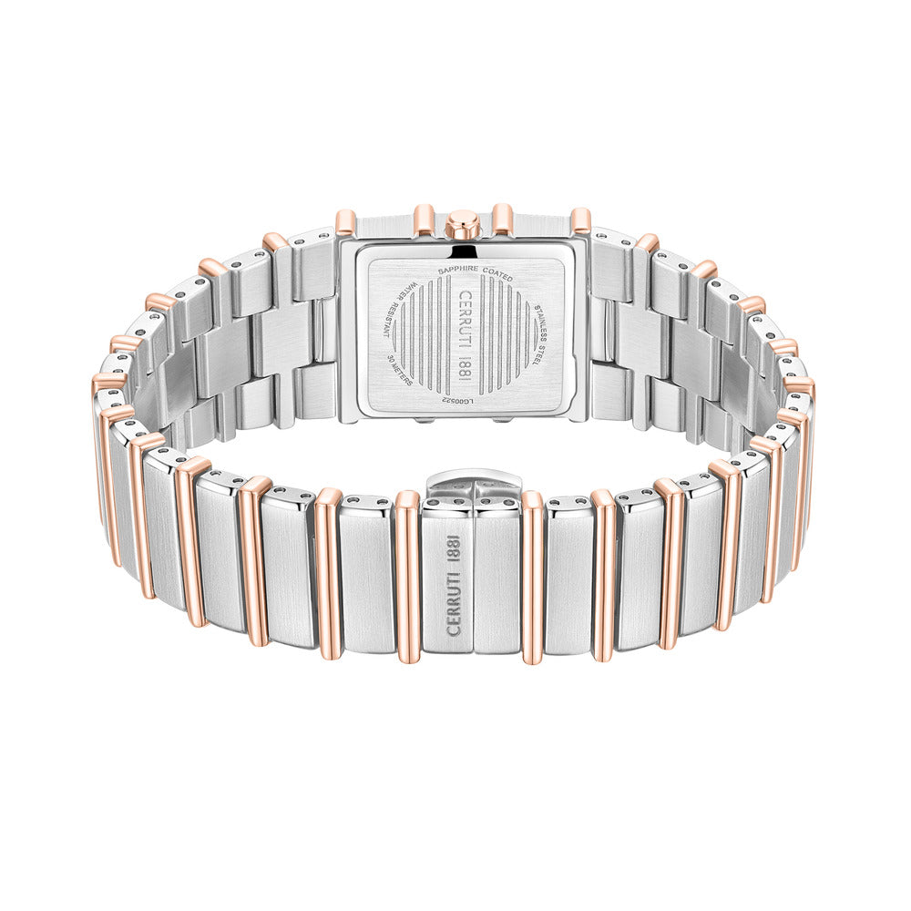 Women Ravenna Silver/Rose Gold 22mm Watch