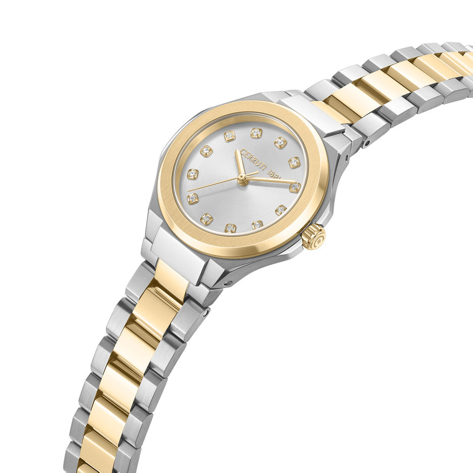 Women Lucardo Two Tone Watch