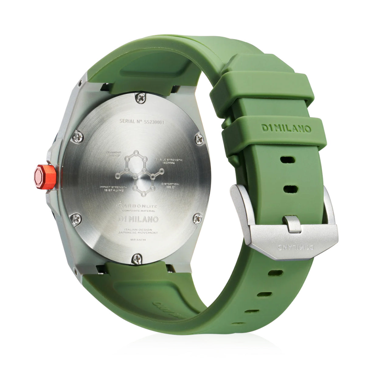 Carbonlite Unisex Green Quartz Analog Watch - 0716053753830