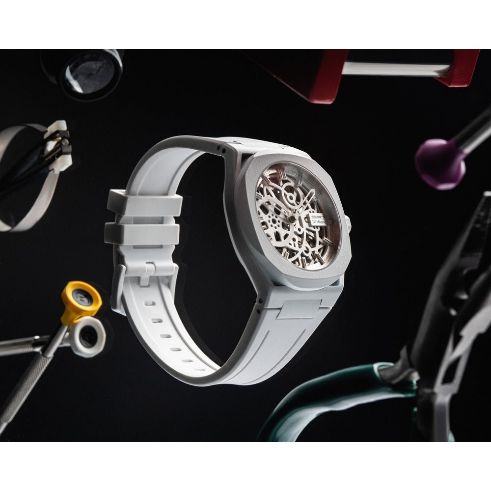 Men Elan White Watch