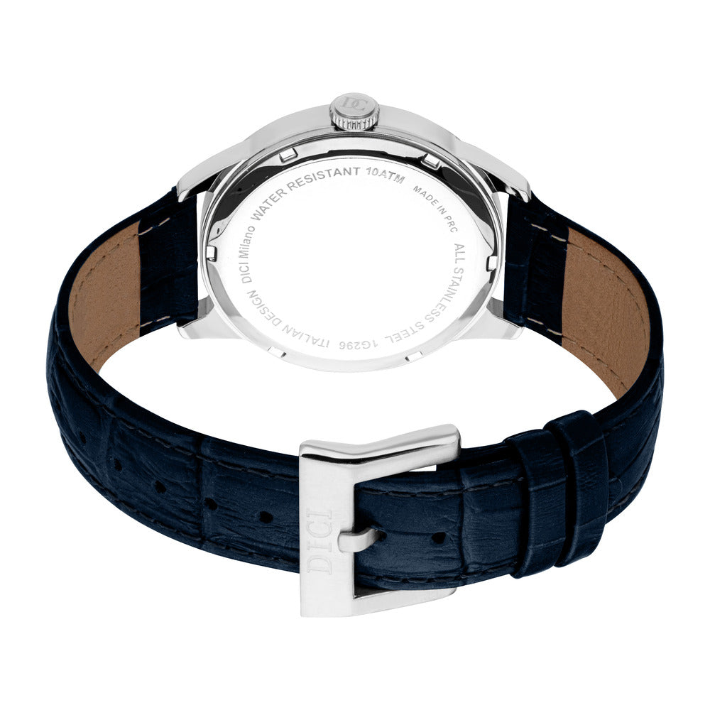 Men Gents Blue 34.5mm Watch