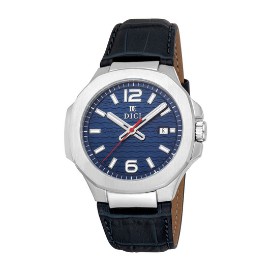 Men Gents Blue 33.5mm Watch