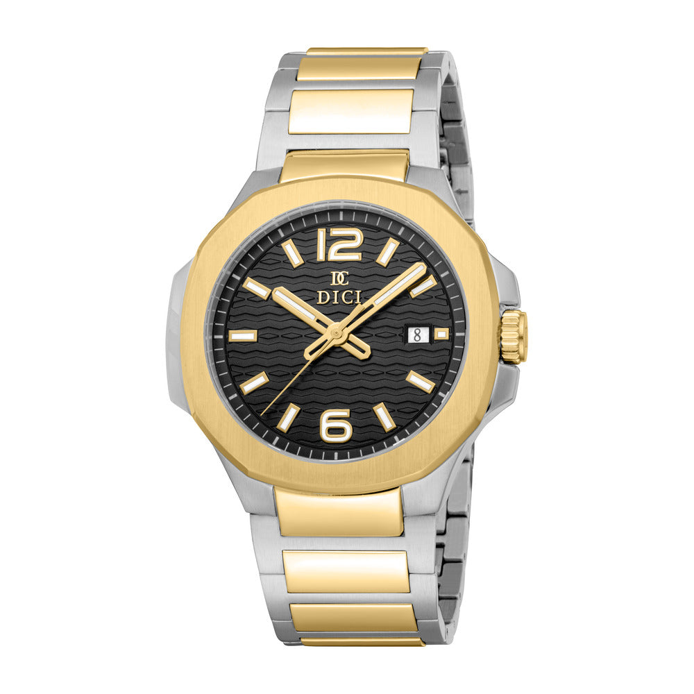 Men Gents Silver/Gold 33.5mm Watch