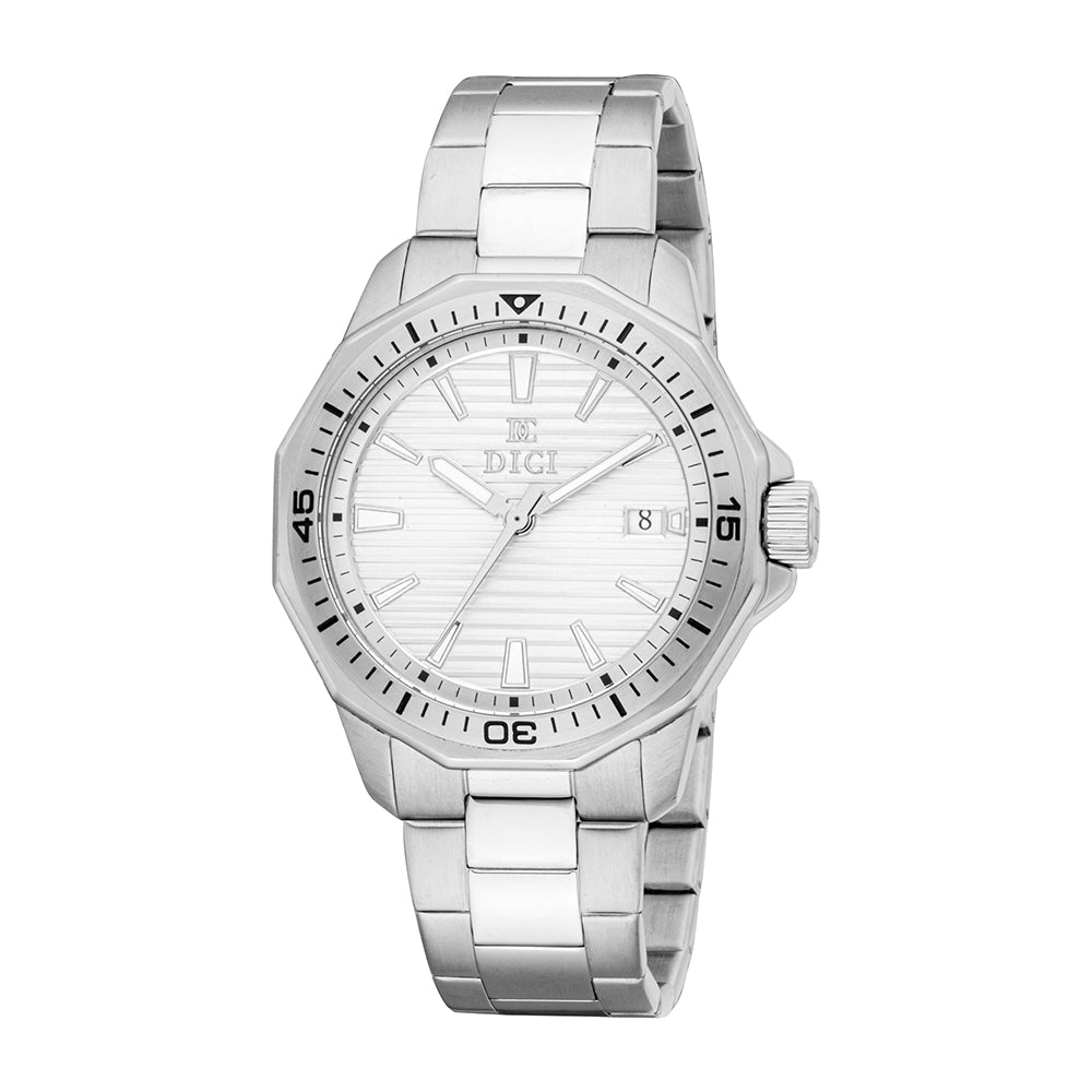 Men Umberto Silver Watch
