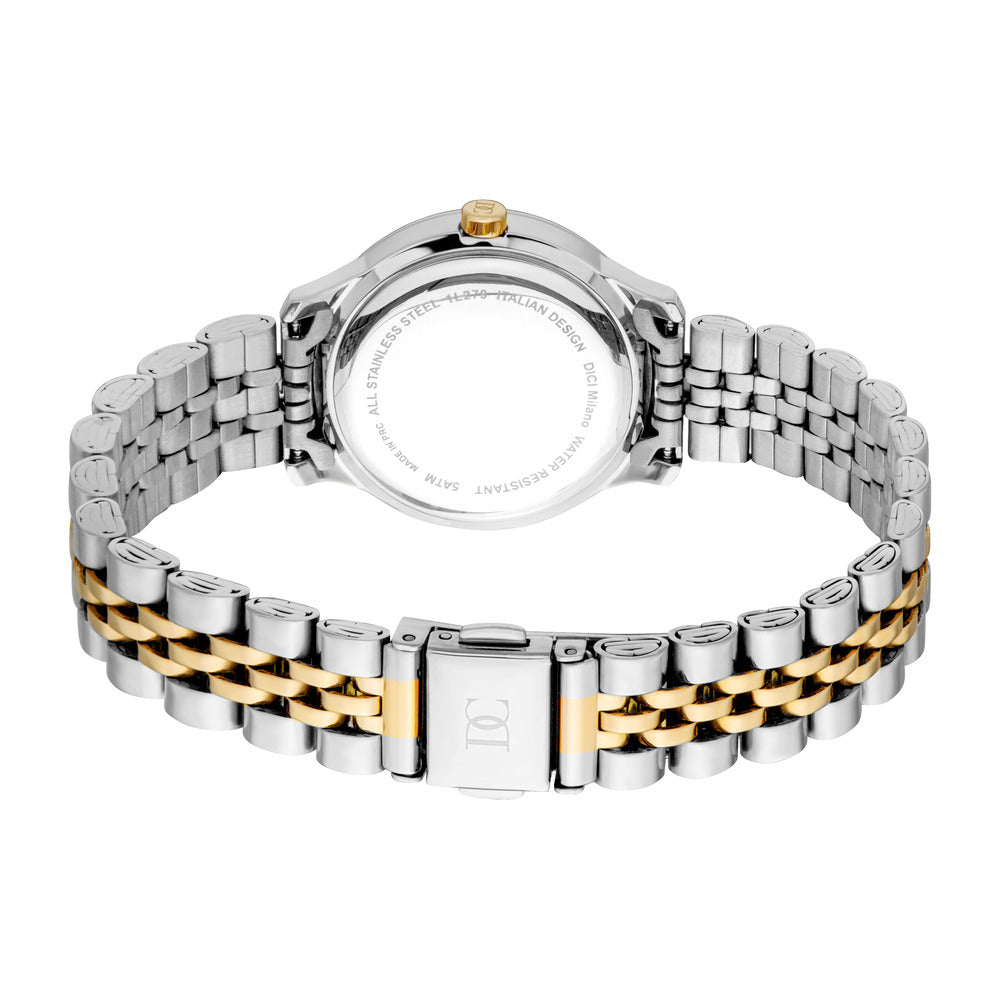 Women Glam Silver/Gold 23mm Watch