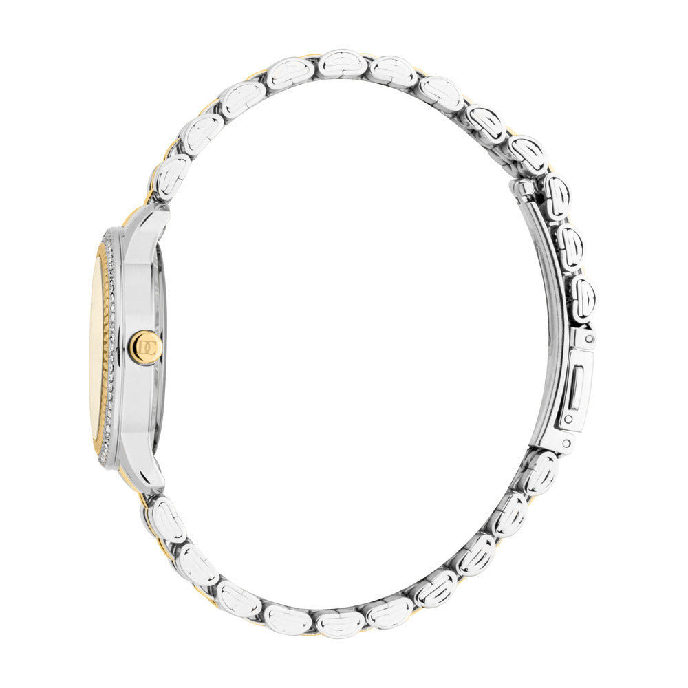 Women Glam Silver/Gold 23mm Watch