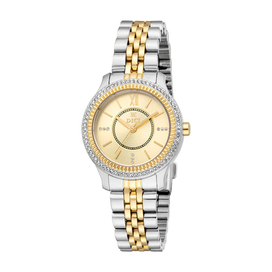 Women Glam Silver/Gold 23mm Watch