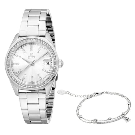 Women Giana Silver Watch Set