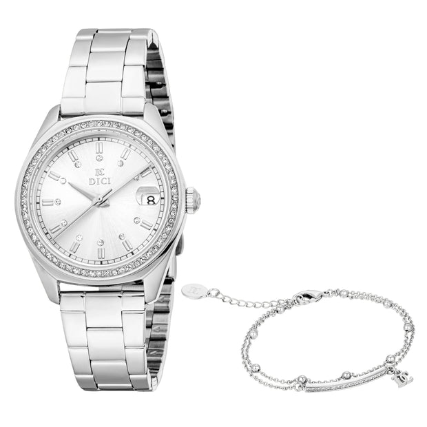Women Giana Silver Watch Set